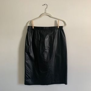 Lord and Taylor Leather skirt